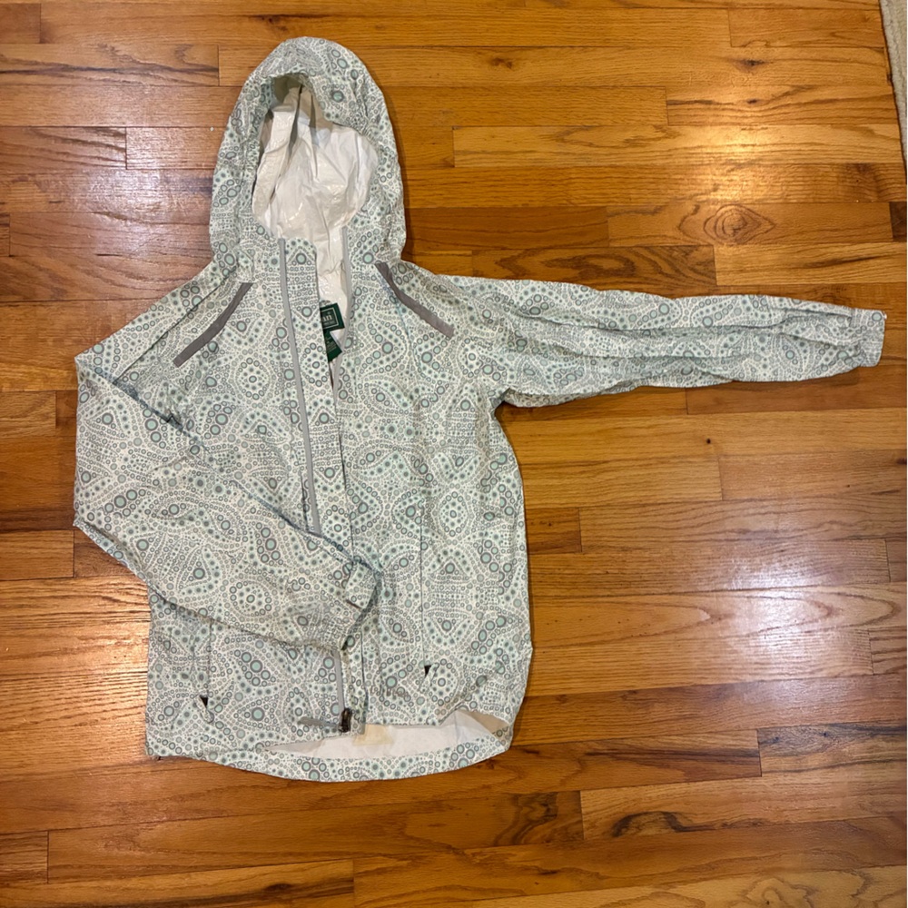 Patterned Kids LL Bean Rain Jacket